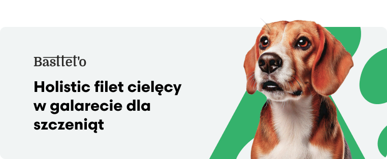 Bastetto Holistic Filet cielęcy w galarecie dla szczeniąt