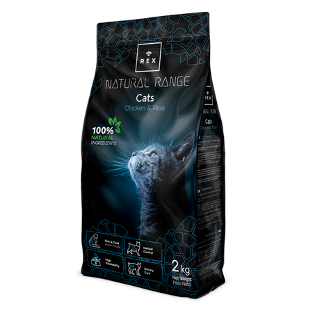 Rex Natural Range Cats Chicken & Rice 2kg