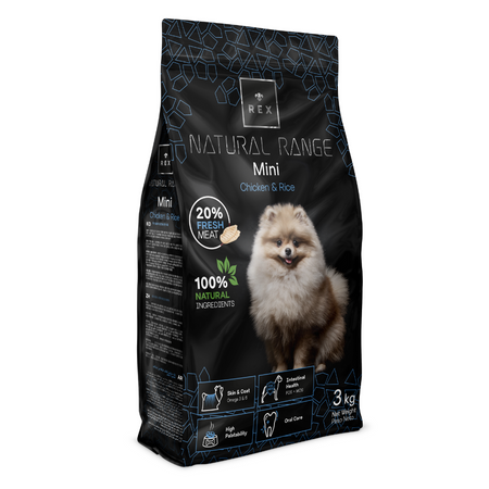 Rex Natural Range Mini Chicken & Rice 3kg