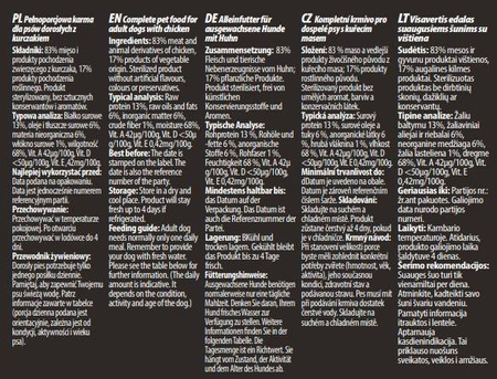 Karma Premium Hektor baton dla psa z drobiem 900g